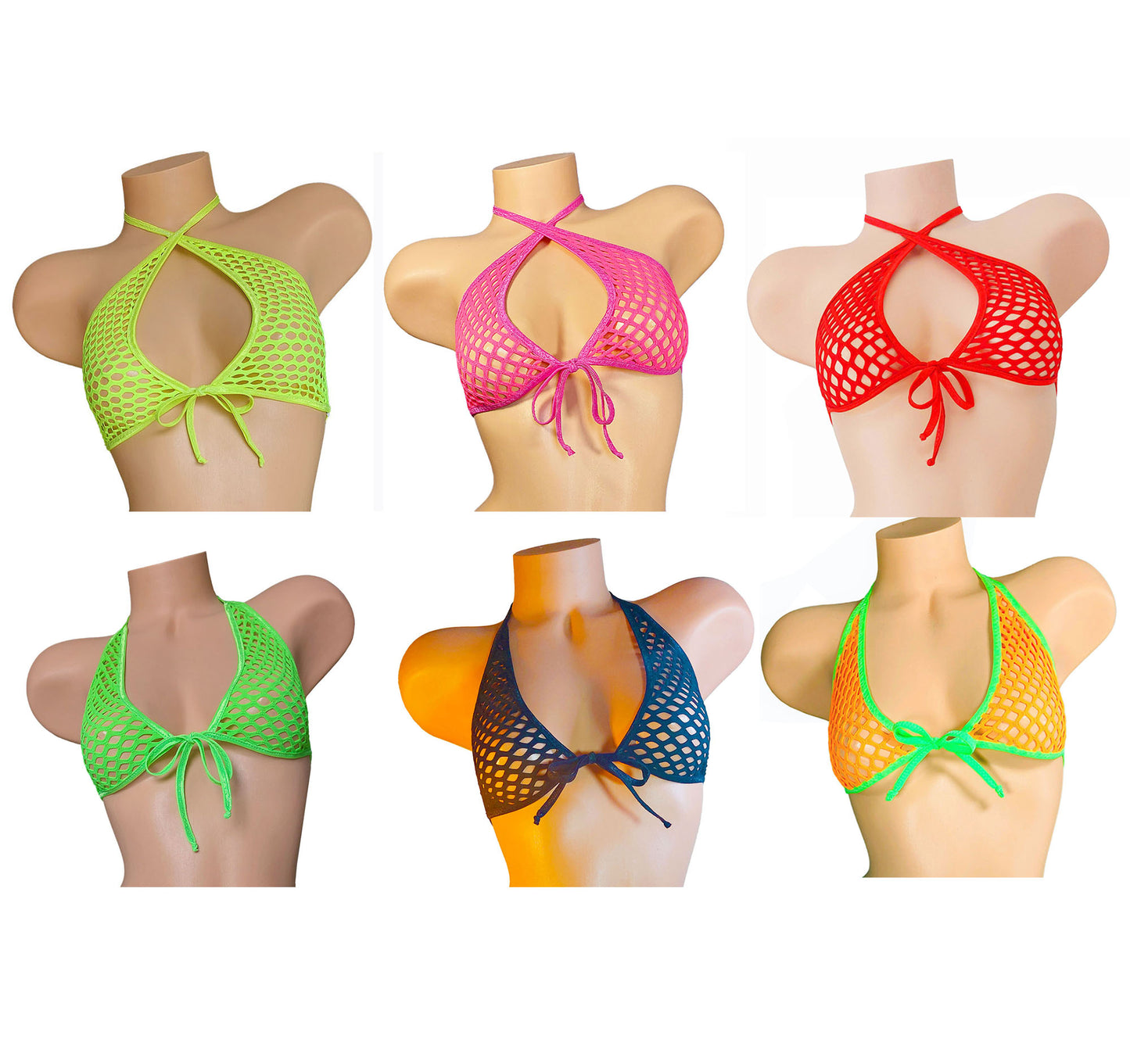 Sexy fishnet Micro Monokini one piece Fishnet * Glow party
