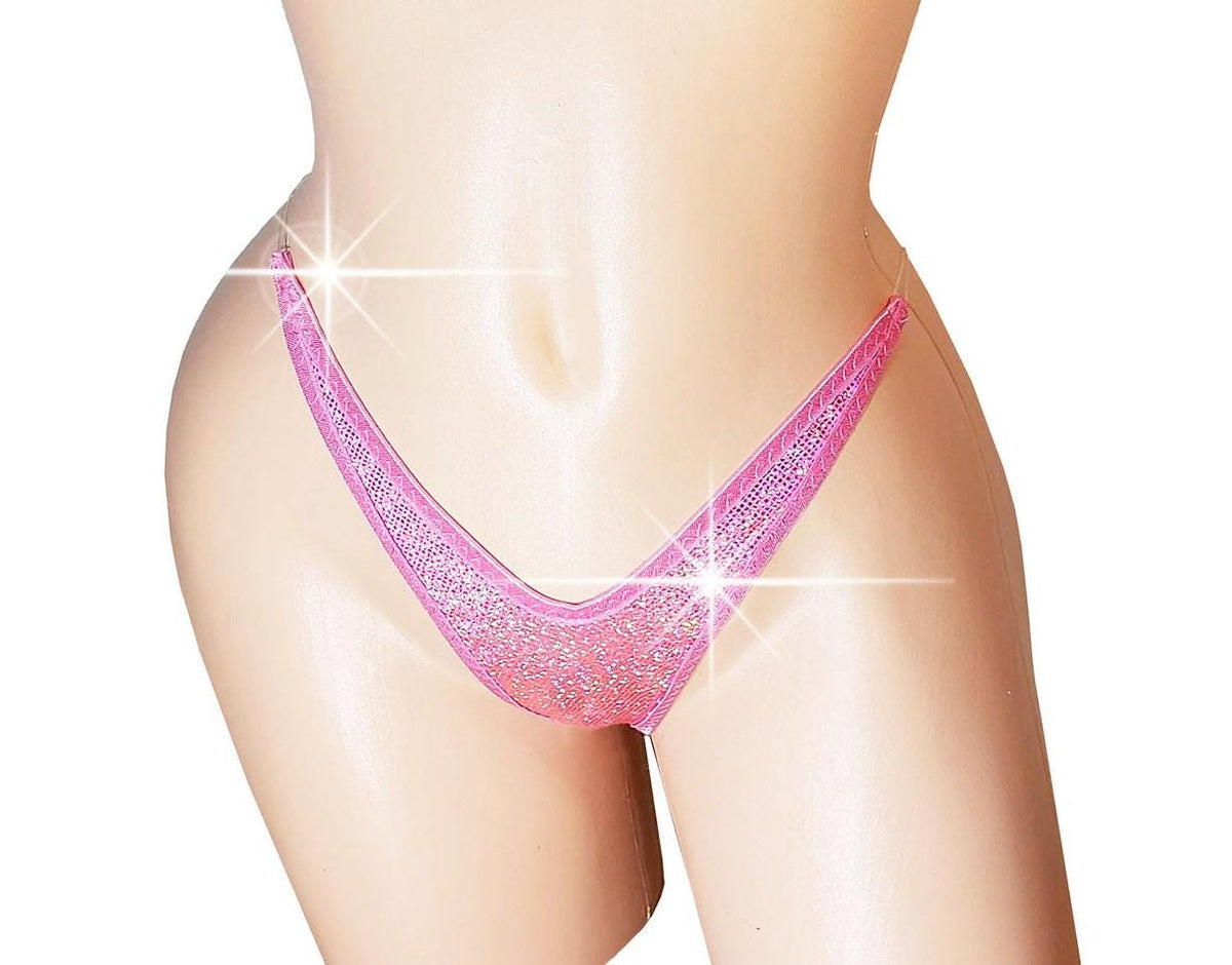 Hologram Thong: Adjustable Elastic, Exotic Dancewear (XS-XL)