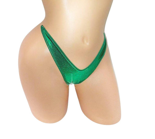 Hologram Thong: Adjustable Elastic, Exotic Dancewear (XS-XL)