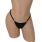 CHOOSE YOUR TRIM COLOR! New Diamond Rhinestone Adjustable Thong- 22 Colors incl GLOW BLACK LIGHT - fitsXS toXL - Stripper outfits exotic dancewear Rave