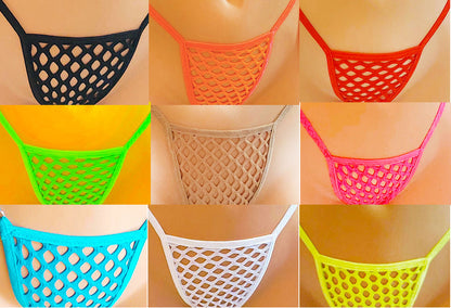Fishnet One piece thong bodysuit Leotard* Stripper outfits Pole Dance Exotic Dancewear Rave