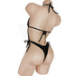 Midnight Black Vinyl PVC - All Adjustable Straps - NEW One Piece -Custom Sizing! Stripper outfits pole exotic dancewear - In Pink, Red or Black