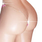 Pink Hologram clear INVISIBLE elastic thong G-string