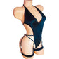 ADJUSTABLE All-In-One piece thong /leg bands / garter belt with rhinestone DIAMOND accents!