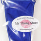 Royal Sapphire Diamond G-string thong * Adjustable diamond strap adjusters *