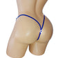 Royal Sapphire Diamond G-string thong * Adjustable diamond strap adjusters *