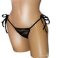 Lacy Seduction thongs - 13 colors - Sexy Stripper outfits Exotic dancewear Rave Glow party* Adjustable tie sides fit XXS to XXL