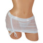 12 colors! Bridal Hike It Up Mesh Micro Mini mini Ocean Blue Mesh Rhinestone mini skirt - designs for strippers, exotic dancer, pole dance