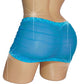 Cobalt Ocean Blue Hike It Up micro mini -12 COLORS! Mesh Rhinestone mini skirt - sexy stripper outfits, exotic dancer, pole dance thongs