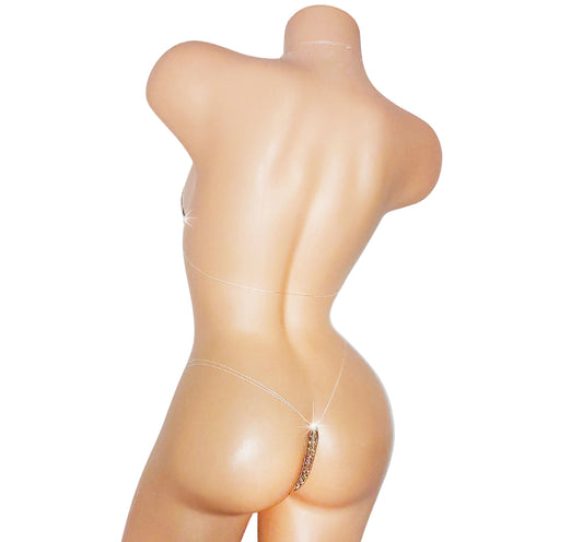 Nude Sparkle NEW STYLE - covered in hand applied Rhinestones