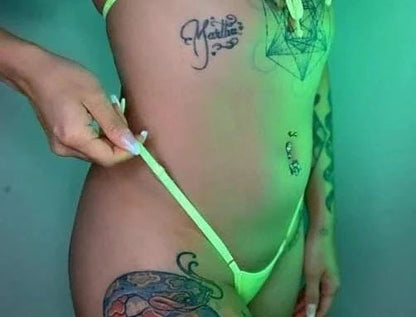 PLATINUM Adjustable thong -Dozens of colors including GLOW IN BLACK LIGHT - XS to LG -
