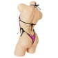 Pink Zebra TIE ME UP * AA cups to DD*  XS to XL * Every strap adjustable * Exotic Pole dance and Stripper outfits *