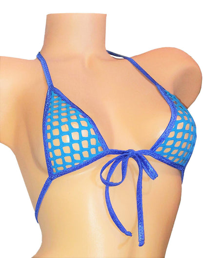 Fishnet Micro Halter Set - Rave festival or beach