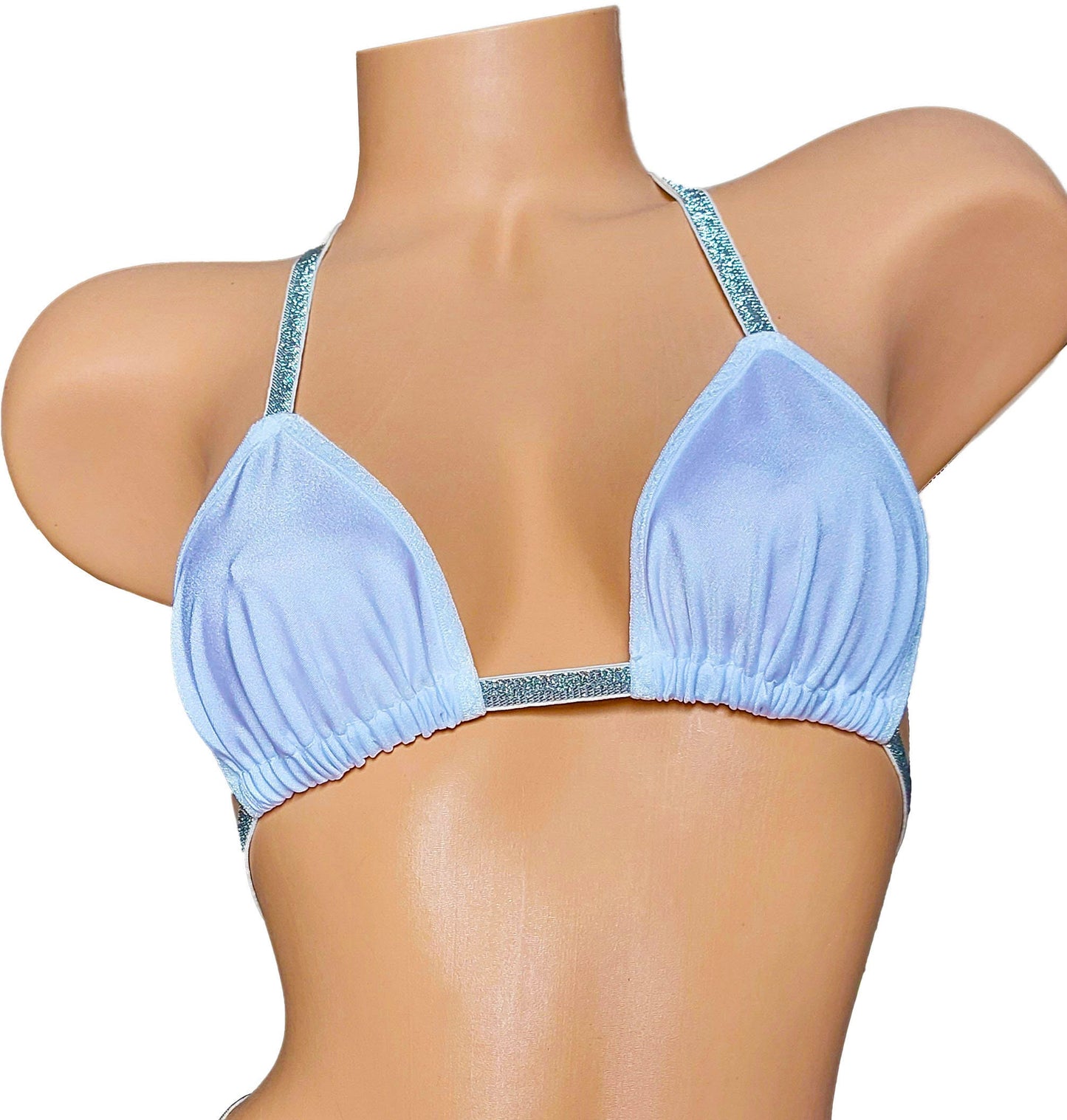 Metallic Trim Thong Bikini – Rave Dancewear, Stripper Outfit