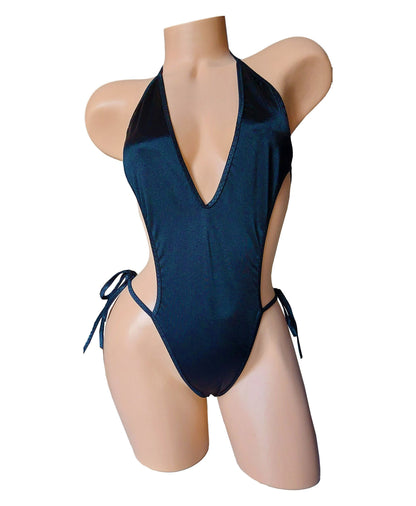 Adjustable Tie-Side One-Piece – Rave Outfit, Glow in Black Light