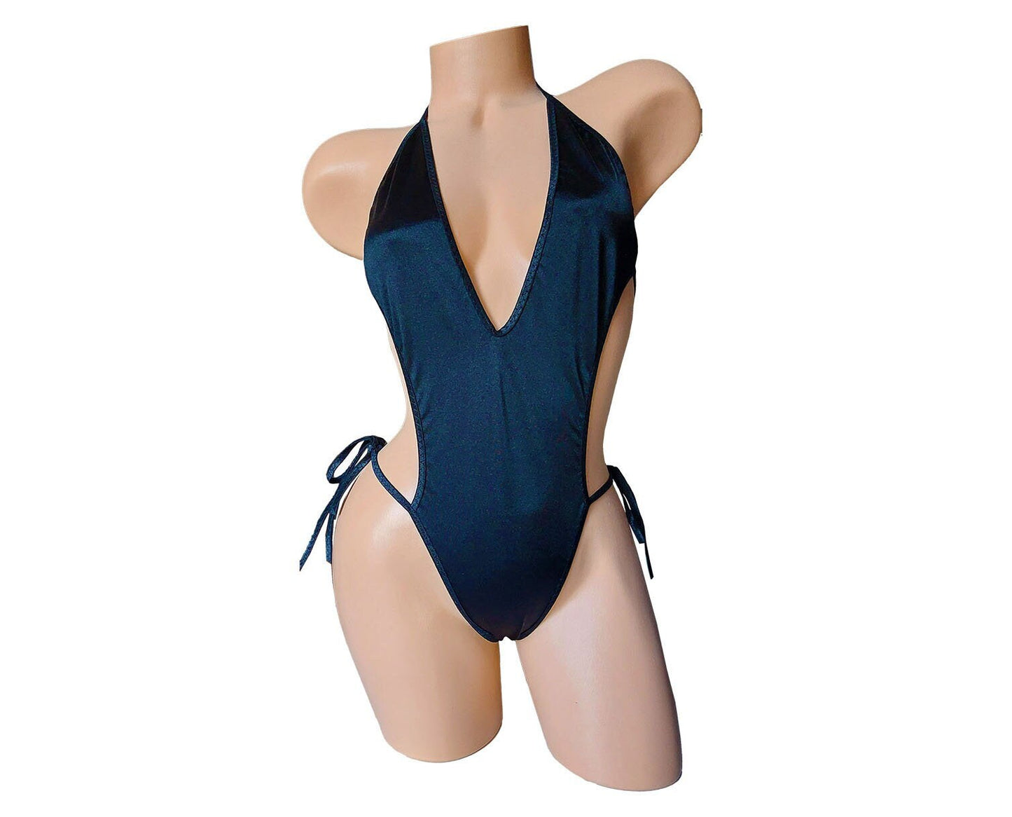 Adjustable Tie-Side One-Piece – Rave Outfit, Glow in Black Light