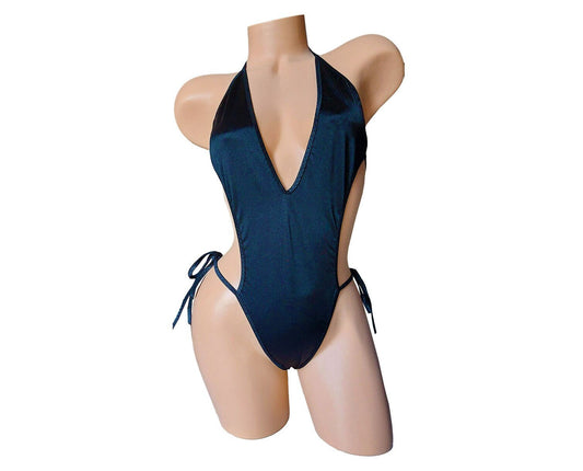Adjustable Tie-Side One-Piece – Rave Outfit, Glow in Black Light