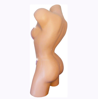 Lace & Diamond Baby Pink bikini - Exotic Dancewear