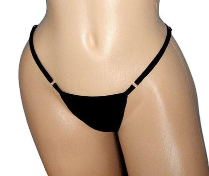 Adjustable Thong: Glow in Black Light Colors, Rave Wear