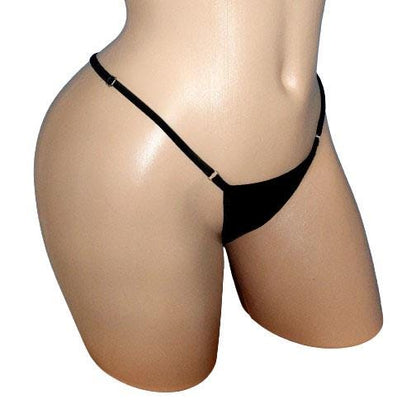 Adjustable Thong: Glow in Black Light Colors, Rave Wear