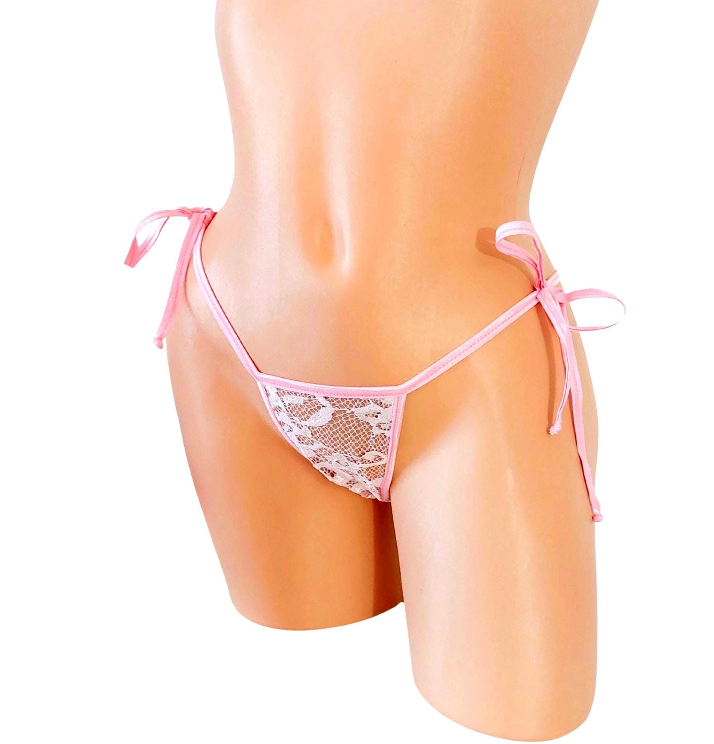 Lace Tie Side Thong – Fully Lined, Exotic Dance Ravewear