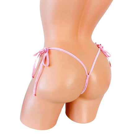 Lace Tie Side Thong – Fully Lined, Exotic Dance Ravewear