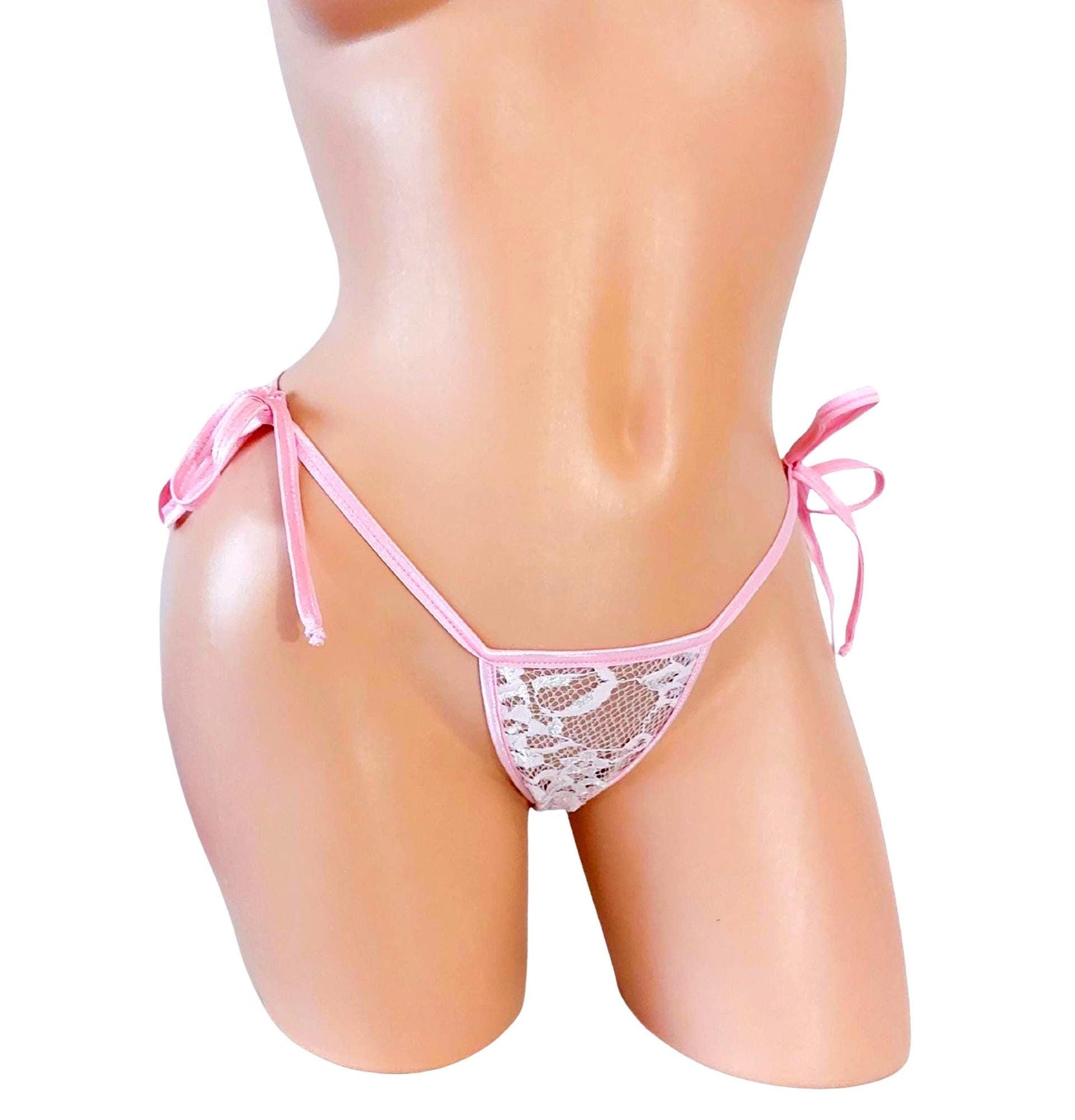 Lace Tie Side Thong – Fully Lined, Exotic Dance Ravewear
