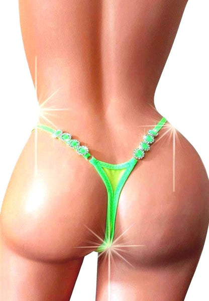 Adjustable Diamond G-string thong - XS to XL