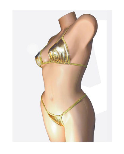 Metallic Bikini: Liquid Gold, Silver, Emerald, Ruby - Mix & Match Sizes