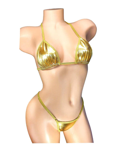 Metallic Bikini: Liquid Gold, Silver, Emerald, Ruby - Mix & Match Sizes