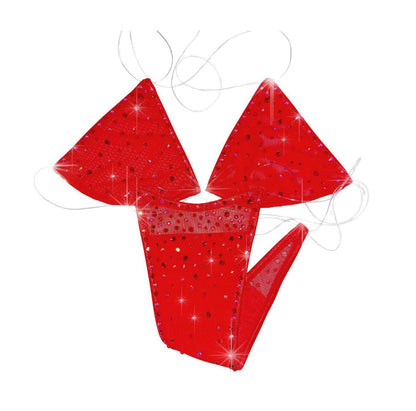 Red Sparkle - covered in hand applied Rhinestones