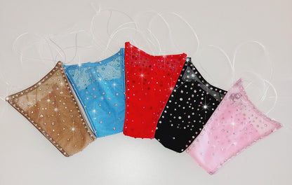 Red Sparkle - covered in hand applied Rhinestones