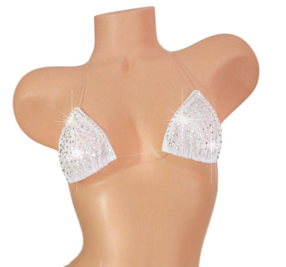 Extra Bedazzled Crystal Mesh Rhinestone bottoms: Exotic Dancewear