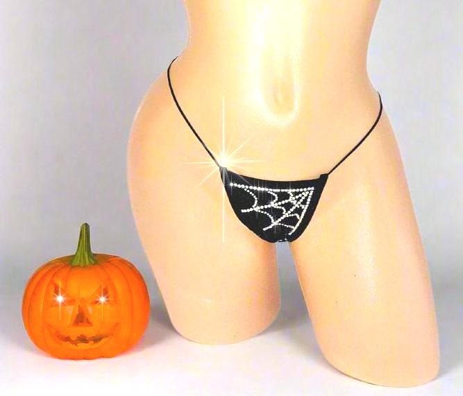 Sparkle Spiderweb thong - 2 colors - 5 sizes from XS to XL