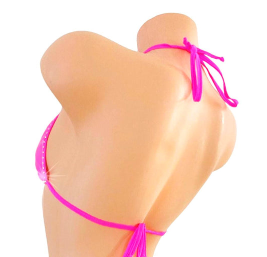 Vinyl Rhinestone Halter top - 7 colors!