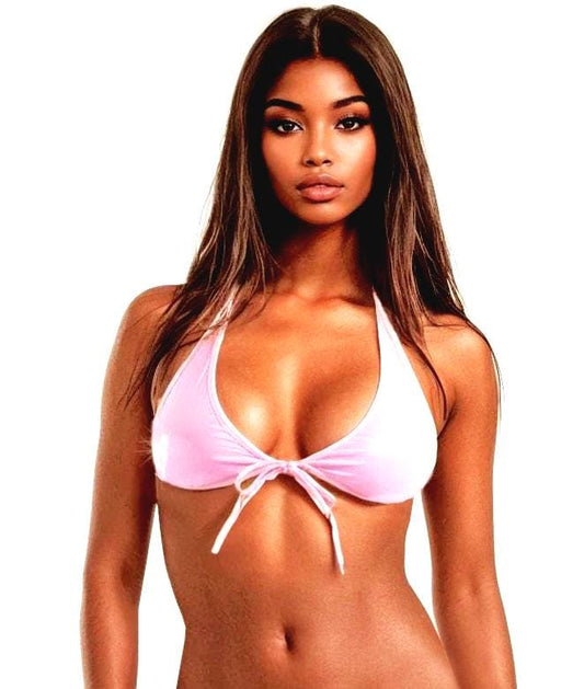 Vinyl Wet Look Halter top - 7 colors!