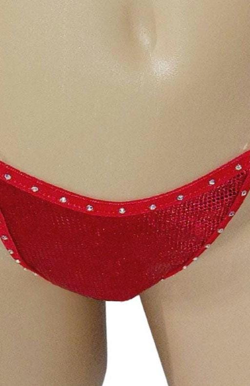 Hologram and Rhinestone G-String Bikini Set – Sparkle Rave Exotic Dance