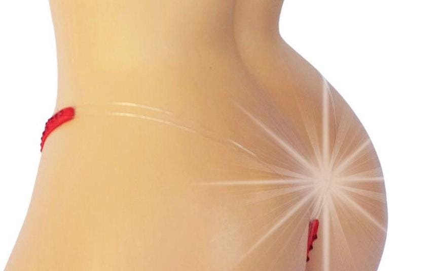 Hologram Thong: Adjustable Clear Elastic, Adjustable Straps - Exotic Dancewear