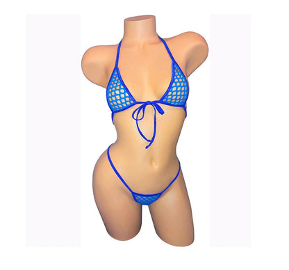 Fishnet Micro Halter Set - Rave festival or beach