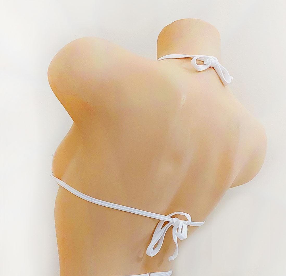 Ring Vinyl Rhinestone bikini set  * 6 COLORS * Adjustable waist straps