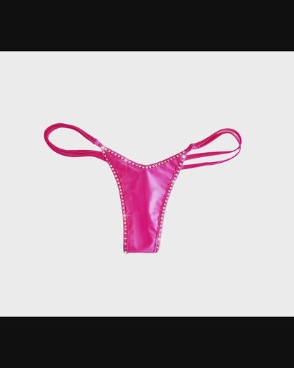 Bedazzled G-string thong Five sizes available XS to XL