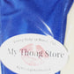 Royal Sapphire Diamond G-string thong * Adjustable diamond strap adjusters *