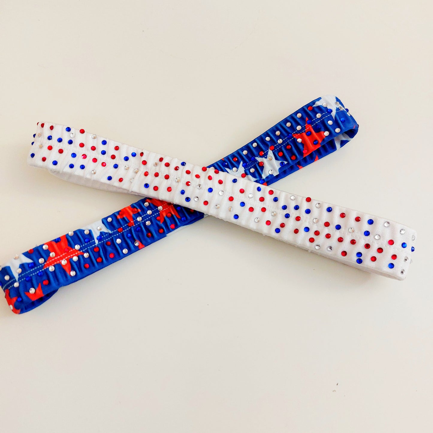 New 4th of July Red, White & Blue Flag leg Garters