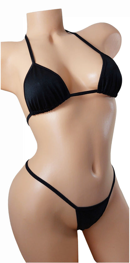 Rave style Whale Tail thong bikini sets - Great for EDM festival- Sexy cute Stripper & Rave outfits and Exotic dancer wear